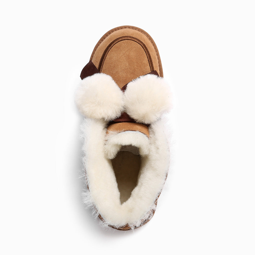 Ugg Paislee Pompom Boots-Boots-PEROZ Accessories