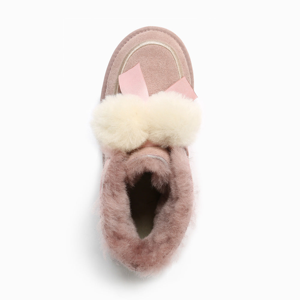 Ugg Paislee Pompom Boots-Boots-PEROZ Accessories