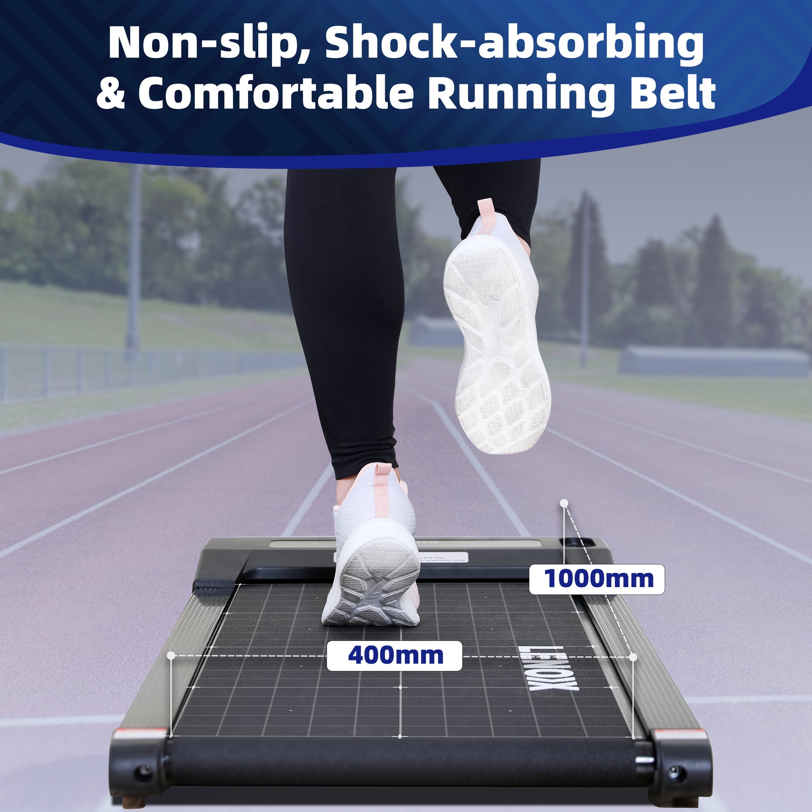 1.5 HP Electric Walking Pad Treadmill with Remote Control and Display Screen-Walking Pad-PEROZ Accessories