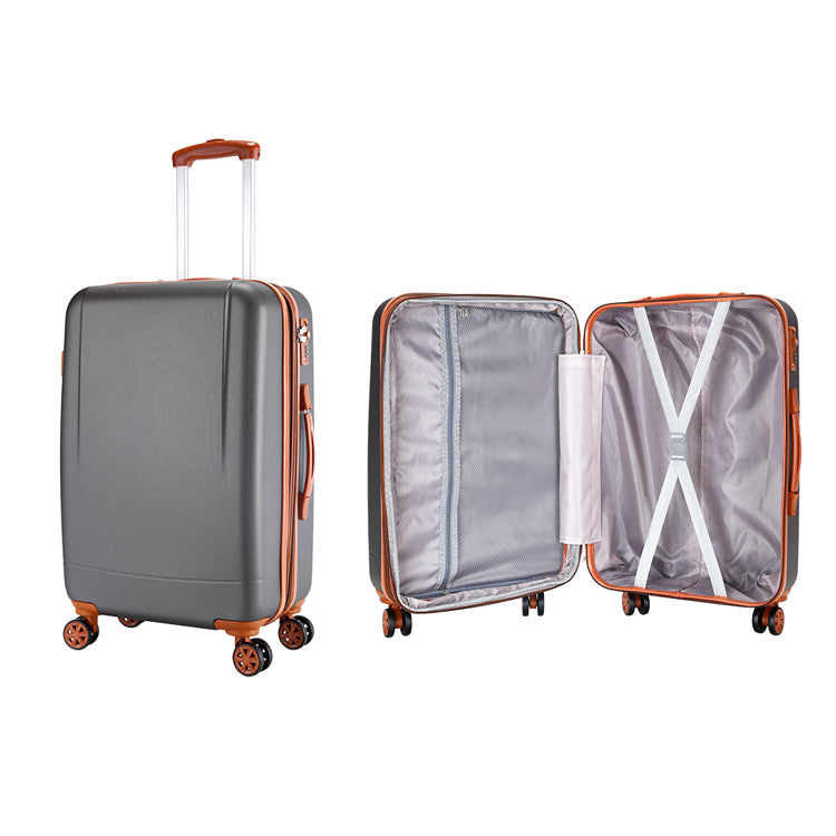 Milano Elite 3pc ABS Luggage Suitcase Luxury Hard Case Shockproof Travel Set-Luggage-PEROZ Accessories