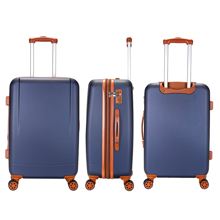 Milano Elite 3pc ABS Luggage Suitcase Luxury Hard Case Shockproof Travel Set-Luggage-PEROZ Accessories