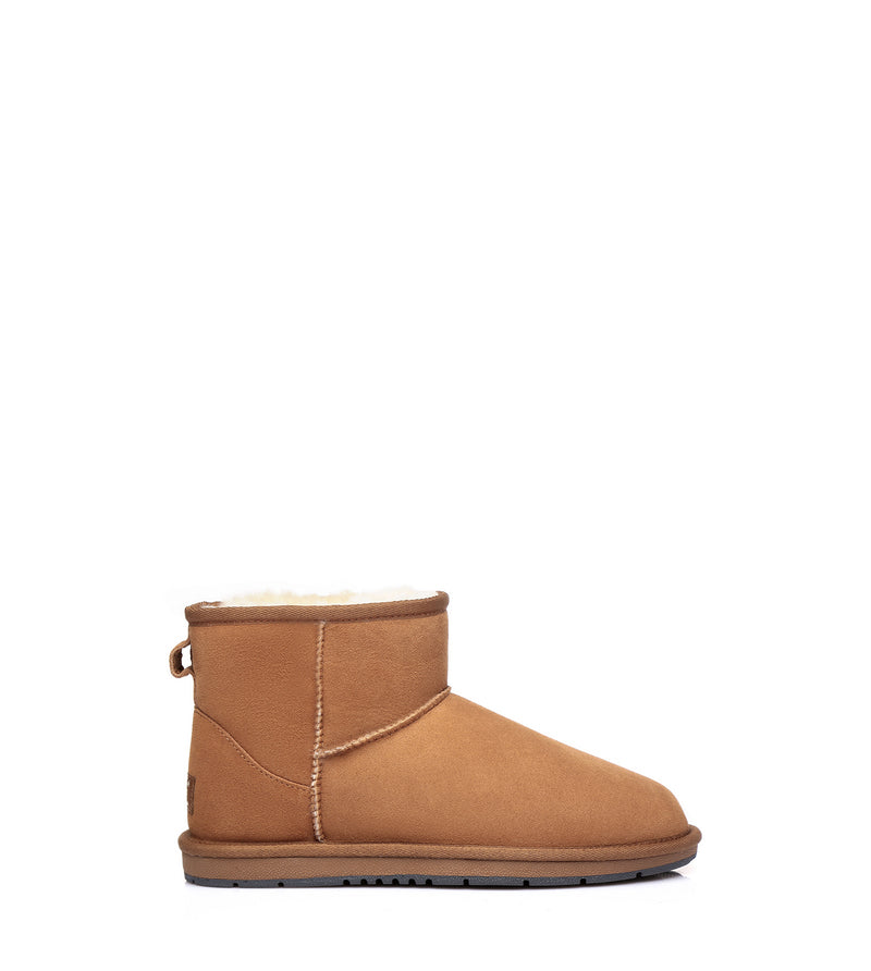 Water Resistant | UGG Boots Unisex Mini Classic Suede Sheepskin Wool Australian Shepherd-Boots-PEROZ Accessories