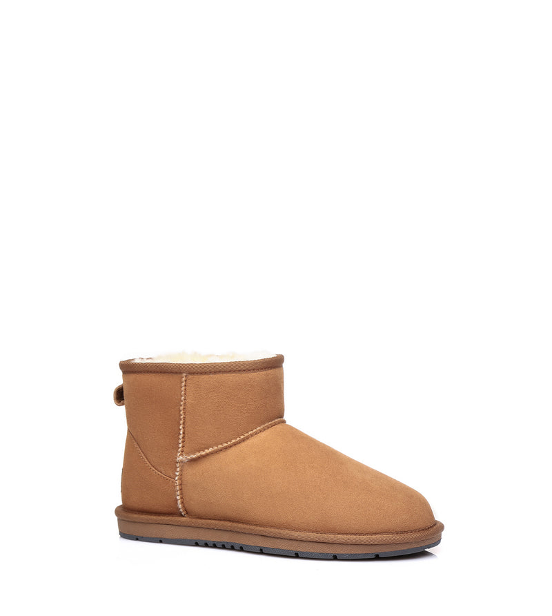 Water Resistant | UGG Boots Unisex Mini Classic Suede Sheepskin Wool Australian Shepherd-Boots-PEROZ Accessories