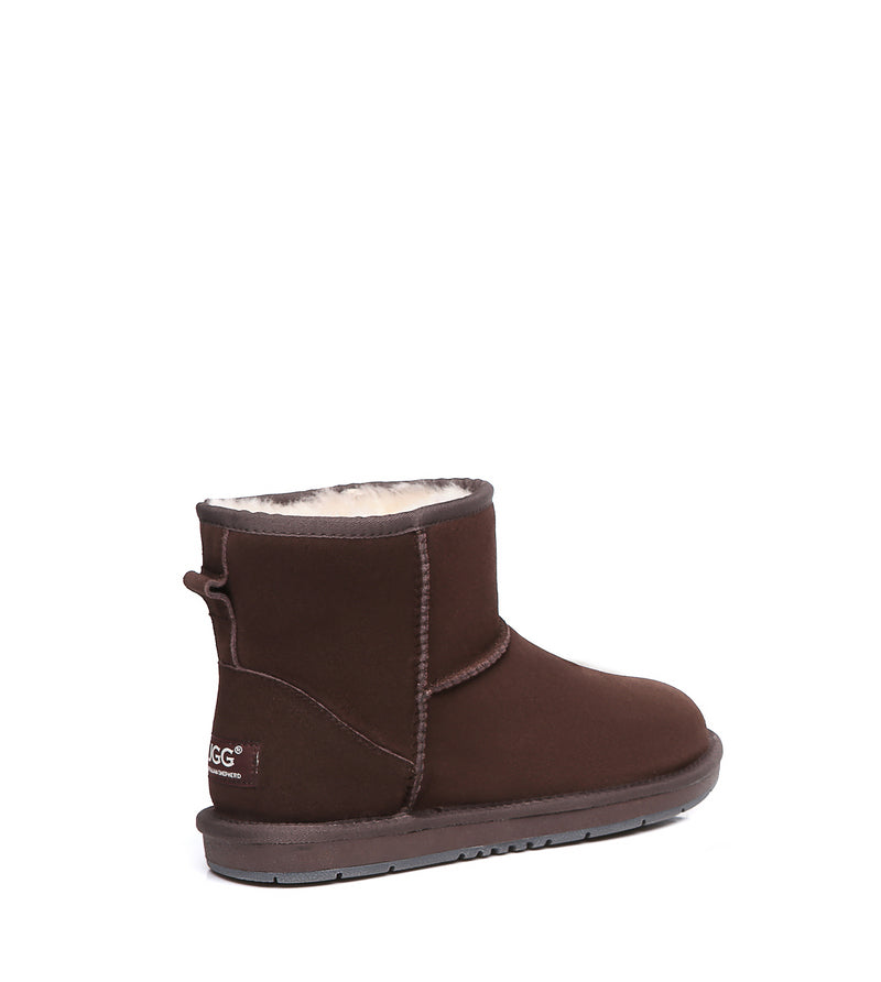Water Resistant | UGG Boots Unisex Mini Classic Suede Sheepskin Wool Australian Shepherd-Boots-PEROZ Accessories