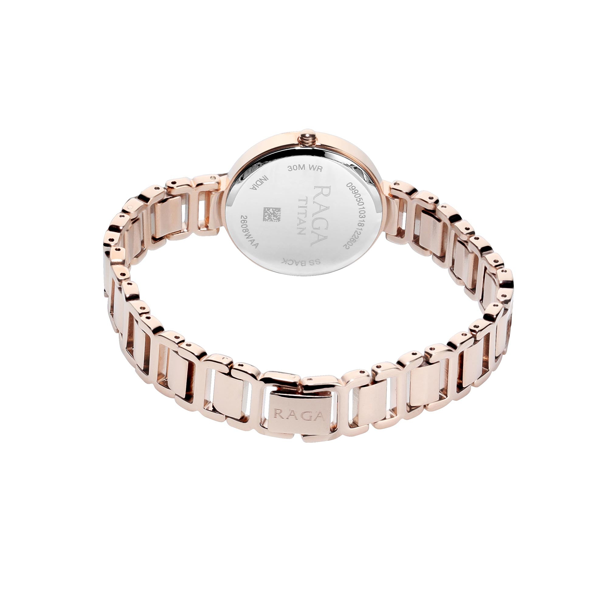 Titan Raga Viva Rose Gold Dial Women Watch With Metal Strap-PEROZ Accessories