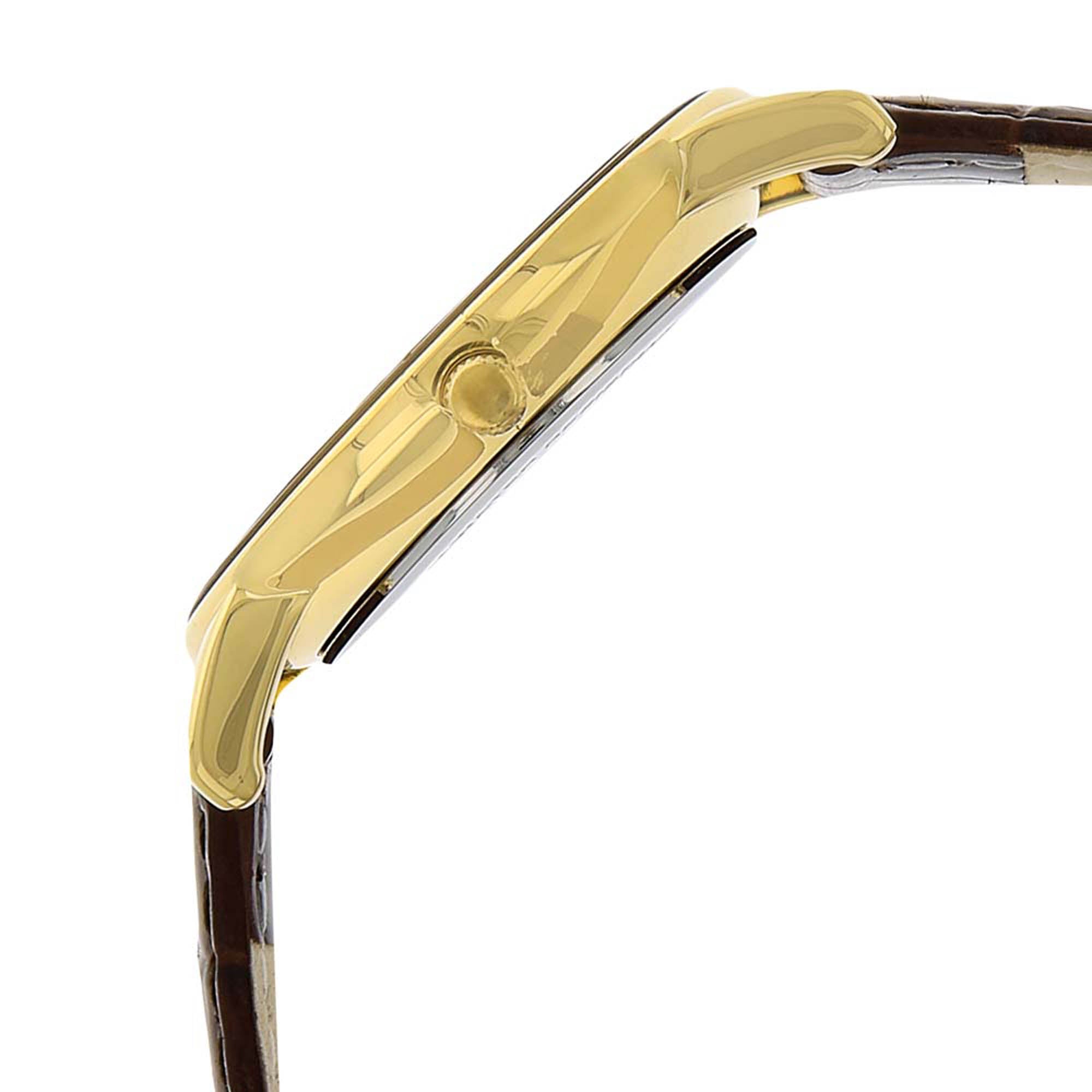 Titan Quartz Analogue with Date White Dial Leather Strap Watch for Men-PEROZ Accessories