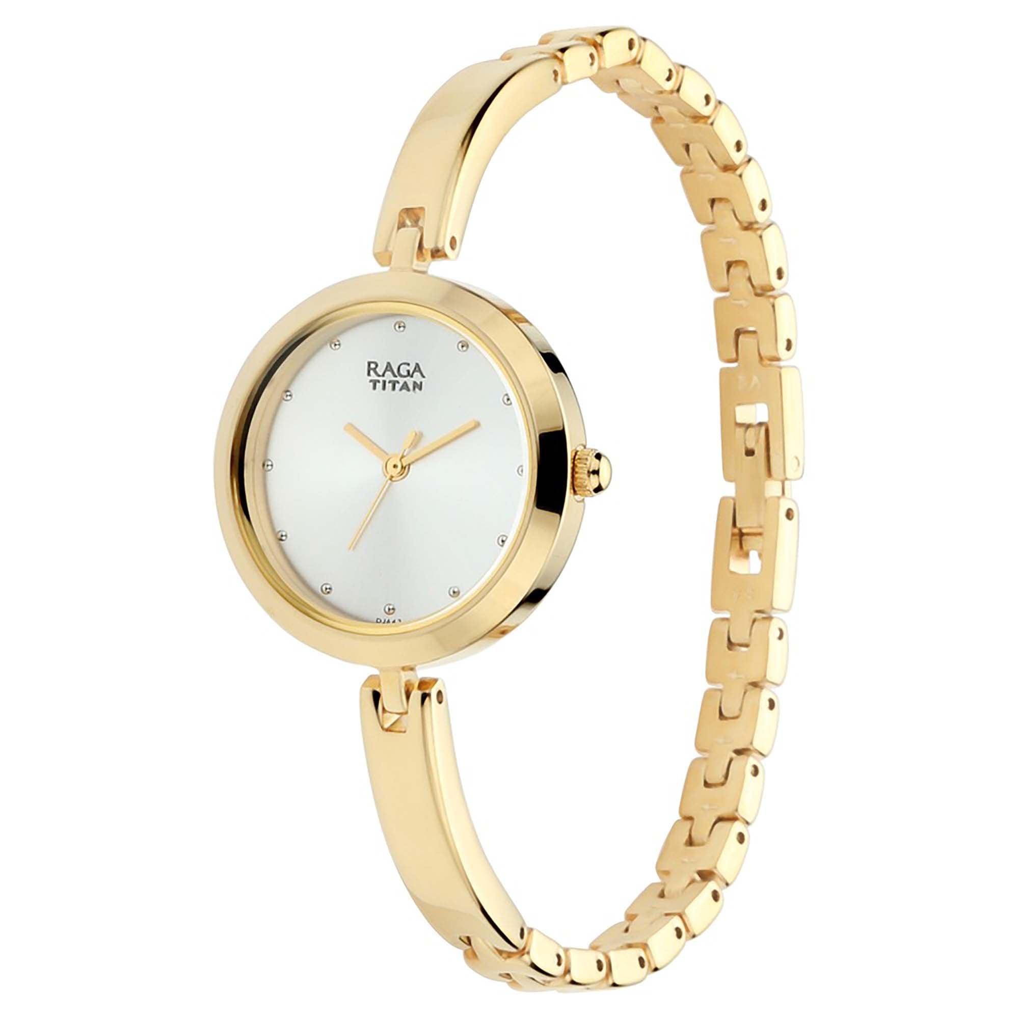 Titan Raga Viva Silver Dial Women Watch With Metal Strap-PEROZ Accessories