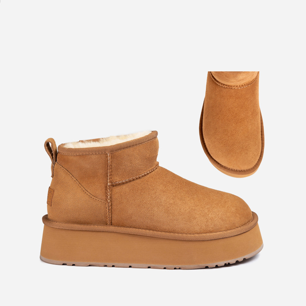 Ugg Classic Ultra Platform Wild Cozy Boots (Water Resistant)-PEROZ Accessories