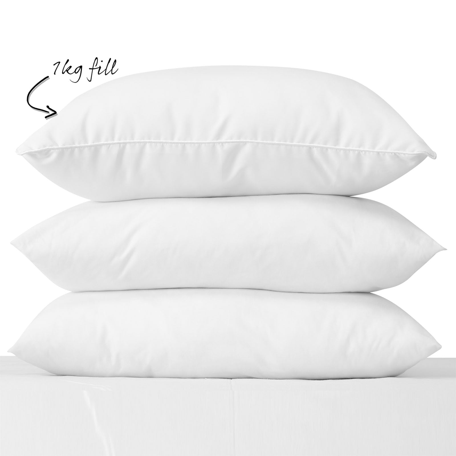Royal Comfort Luxury Duck Feather & Down Pillow Twin Pack Home Set-Bedding-PEROZ Accessories