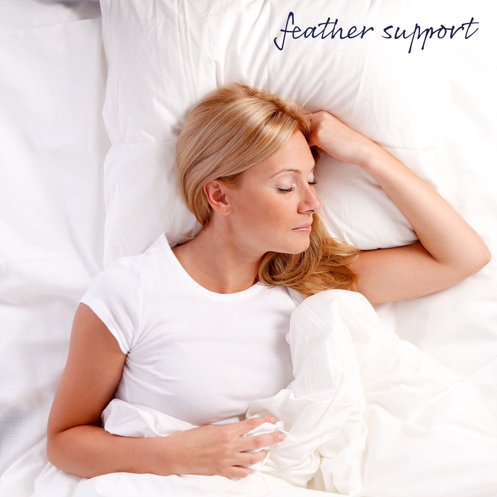 Royal Comfort Luxury Duck Feather & Down Pillow Twin Pack Home Set-Bedding-PEROZ Accessories