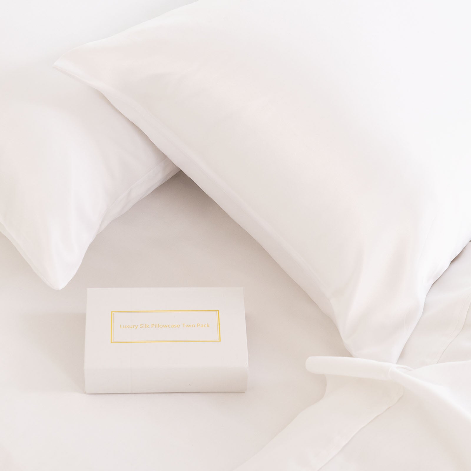 Royal Comfort Mulberry Soft Silk Hypoallergenic Pillowcase Twin Pack-Bed Linen-PEROZ Accessories