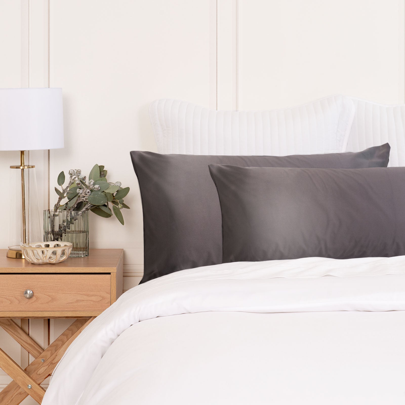 Royal Comfort Mulberry Soft Silk Hypoallergenic Pillowcase Twin Pack-Bed Linen-PEROZ Accessories