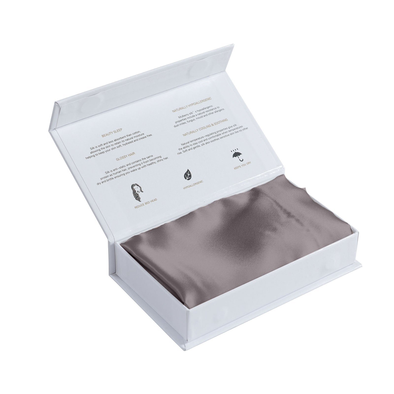 Royal Comfort Mulberry Soft Silk Hypoallergenic Pillowcase Twin Pack-Bed Linen-PEROZ Accessories