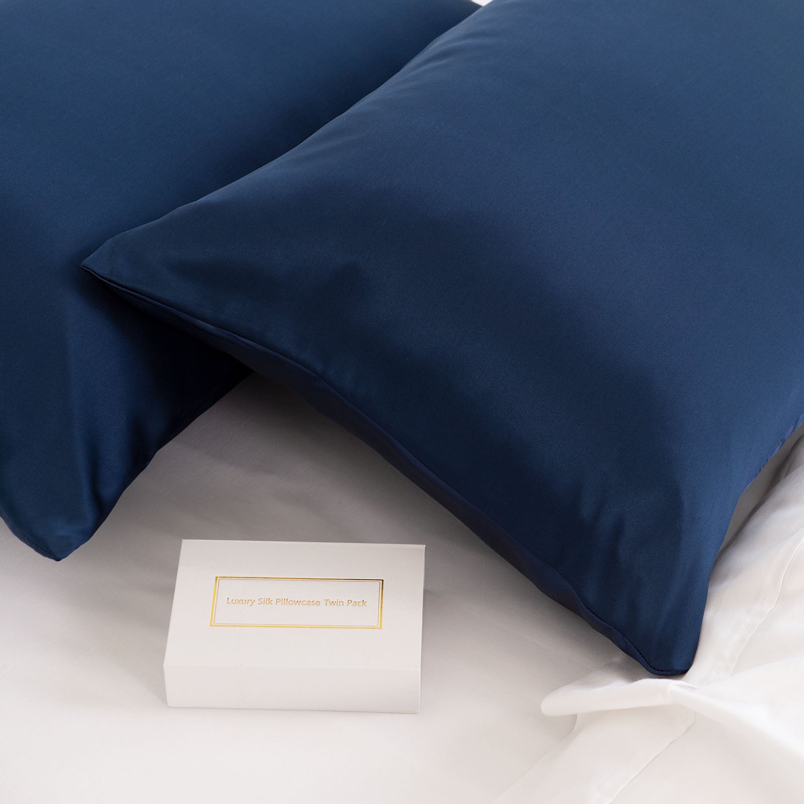 Royal Comfort Mulberry Soft Silk Hypoallergenic Pillowcase Twin Pack-Bed Linen-PEROZ Accessories