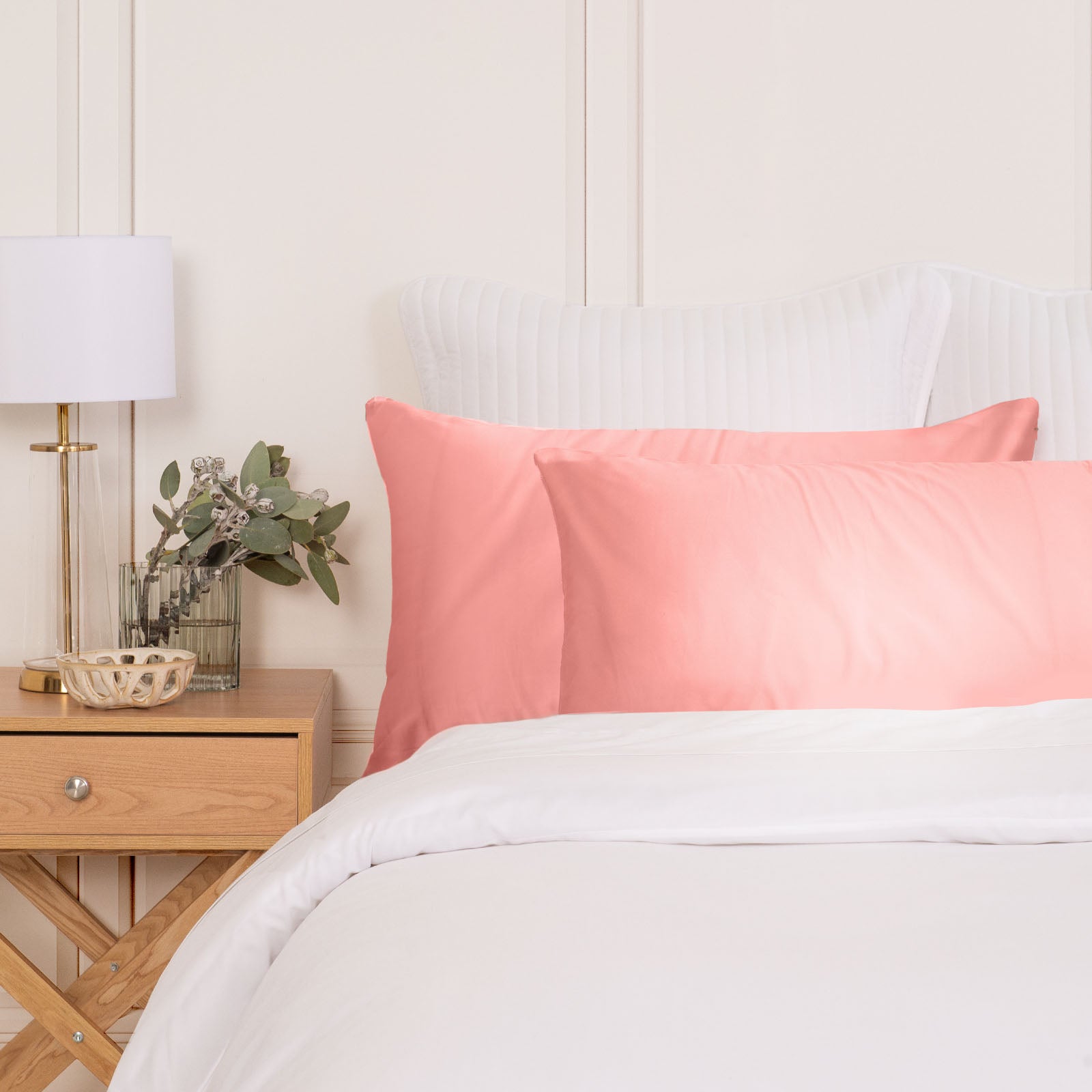 Royal Comfort Mulberry Soft Silk Hypoallergenic Pillowcase Twin Pack-Bed Linen-PEROZ Accessories
