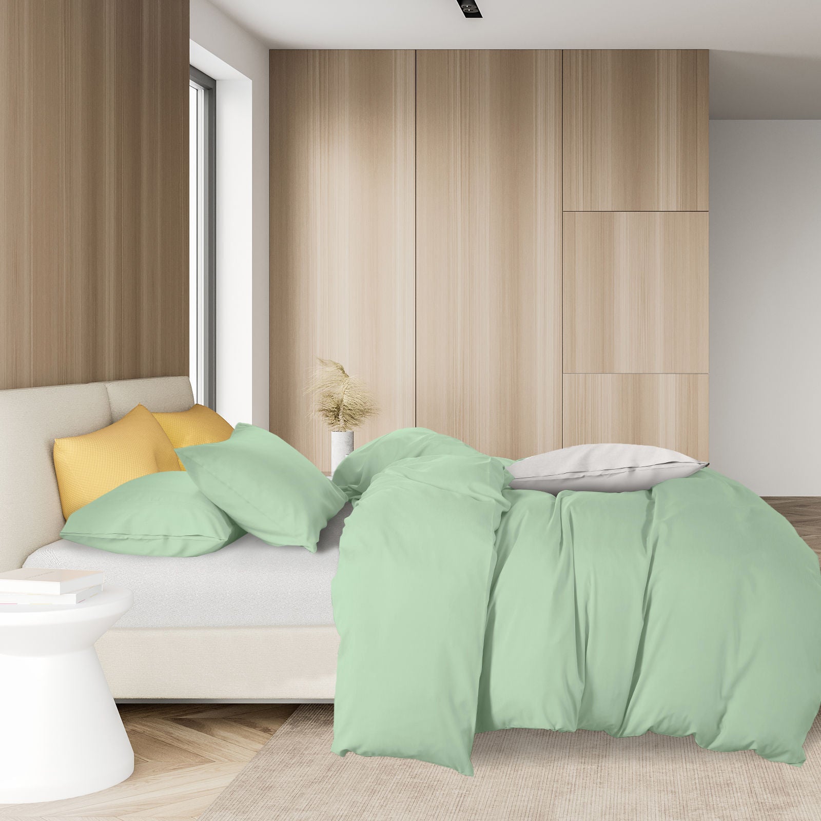 Royal Comfort 1000 Thread Count Cotton Blend Quilt Cover Set Premium Hotel Grade-Bed Linen-PEROZ Accessories