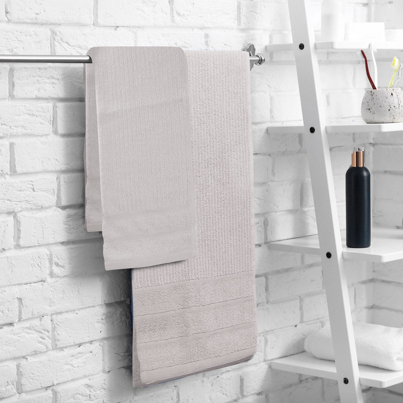 Royal Comfort Eden Cotton 600GSM Luxury Bath Towels Set-Towels-PEROZ Accessories