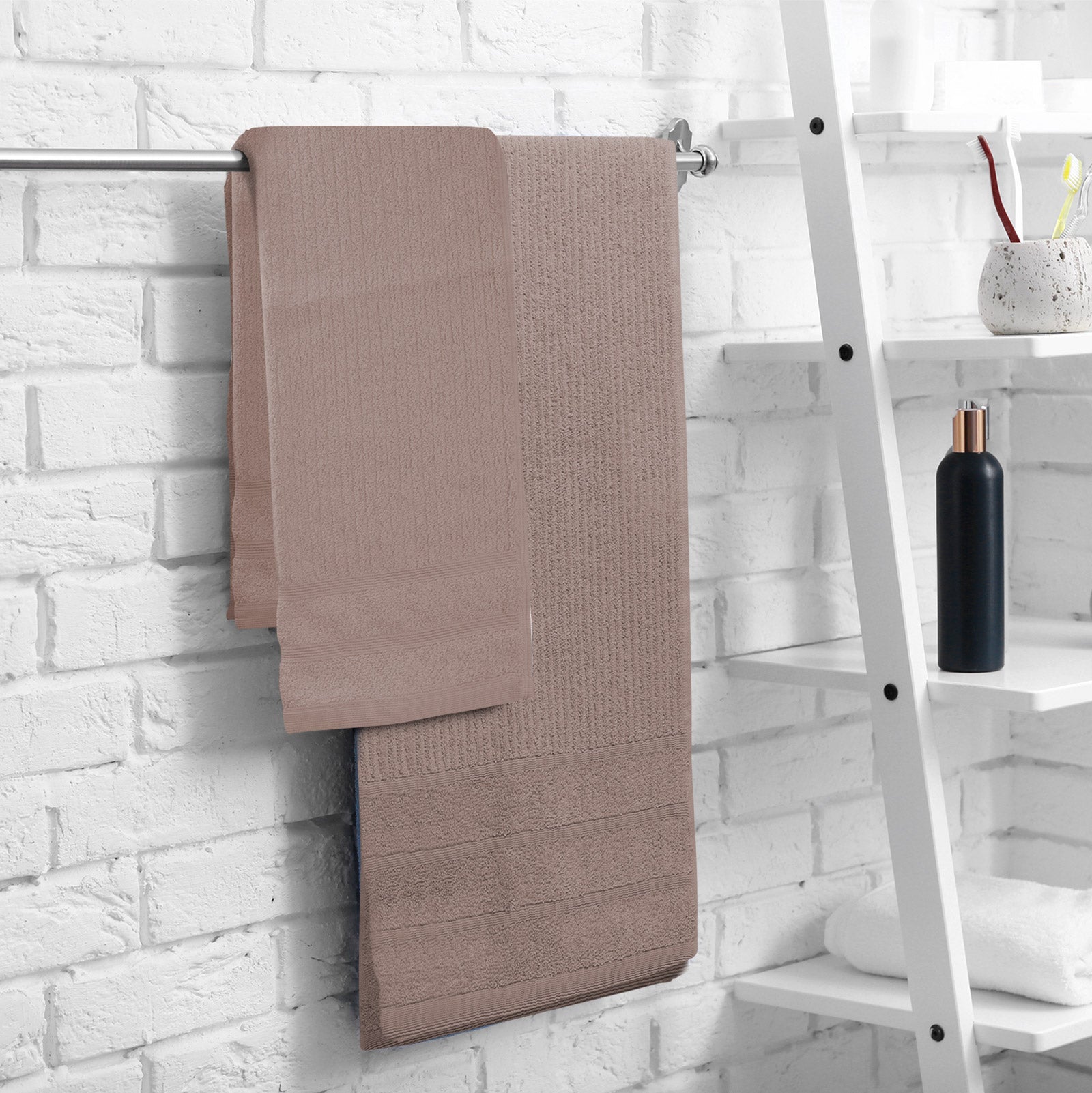 Royal Comfort Eden Cotton 600GSM Luxury Bath Towels Set-Towels-PEROZ Accessories