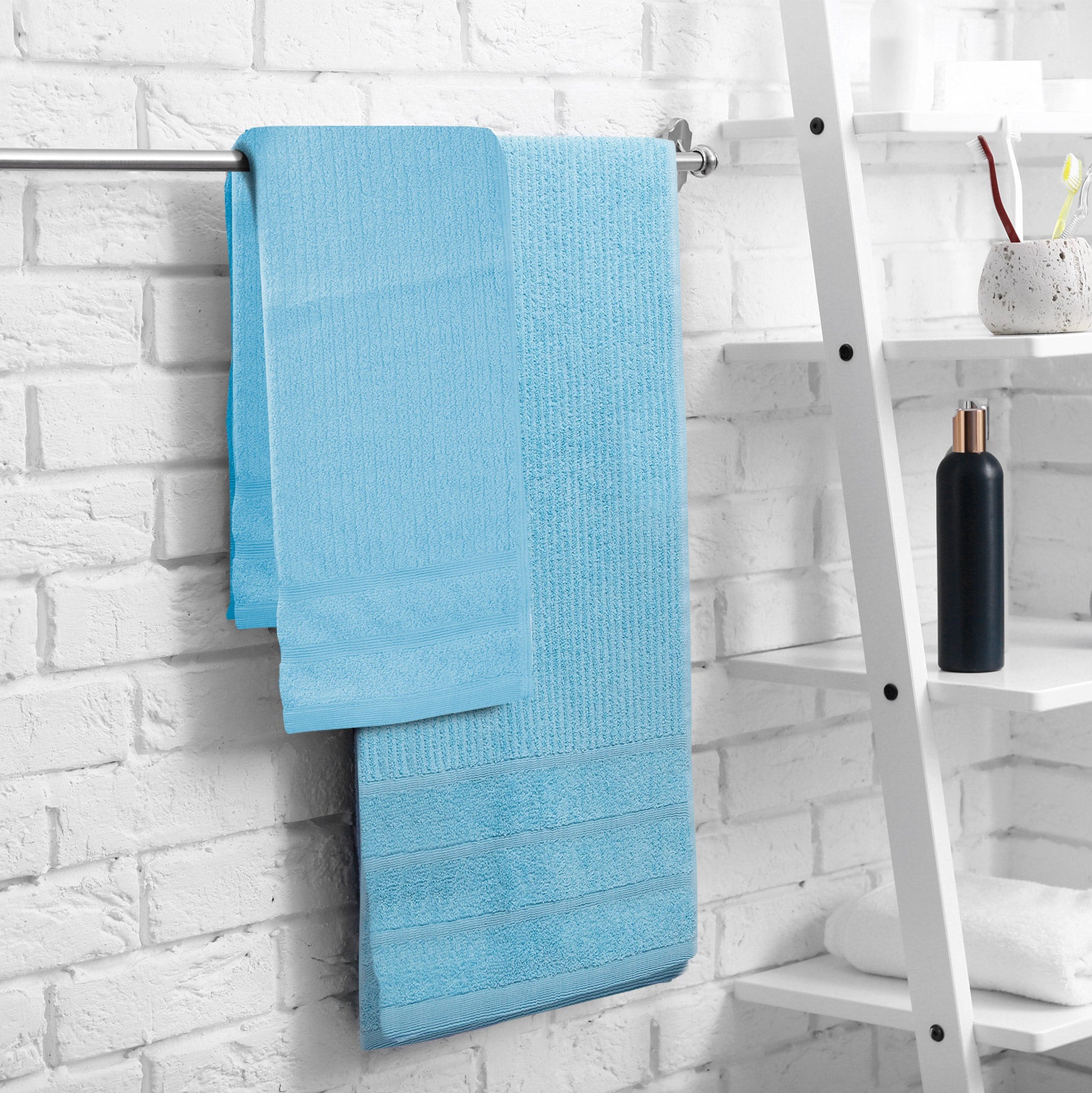 Royal Comfort Eden Cotton 600GSM Luxury Bath Towels Set-Towels-PEROZ Accessories