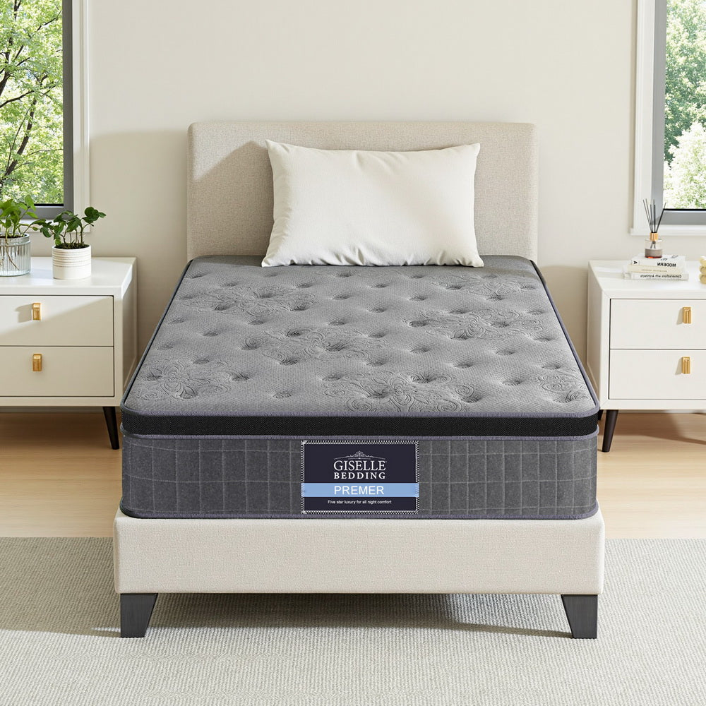 26cm Giselle Mattress Single Latex Foam Mattresses-Furniture > Mattresses > Single Mattress-PEROZ Accessories
