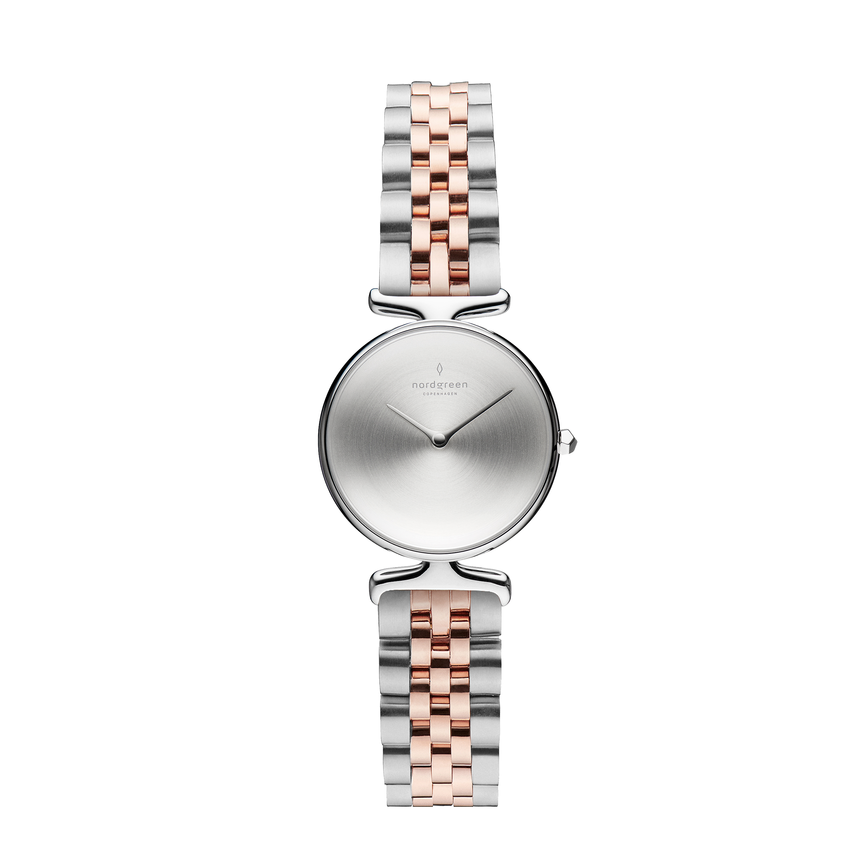 Nordgreen Unika 28mm Silver Brushed Metal Dial Watch-PEROZ Accessories