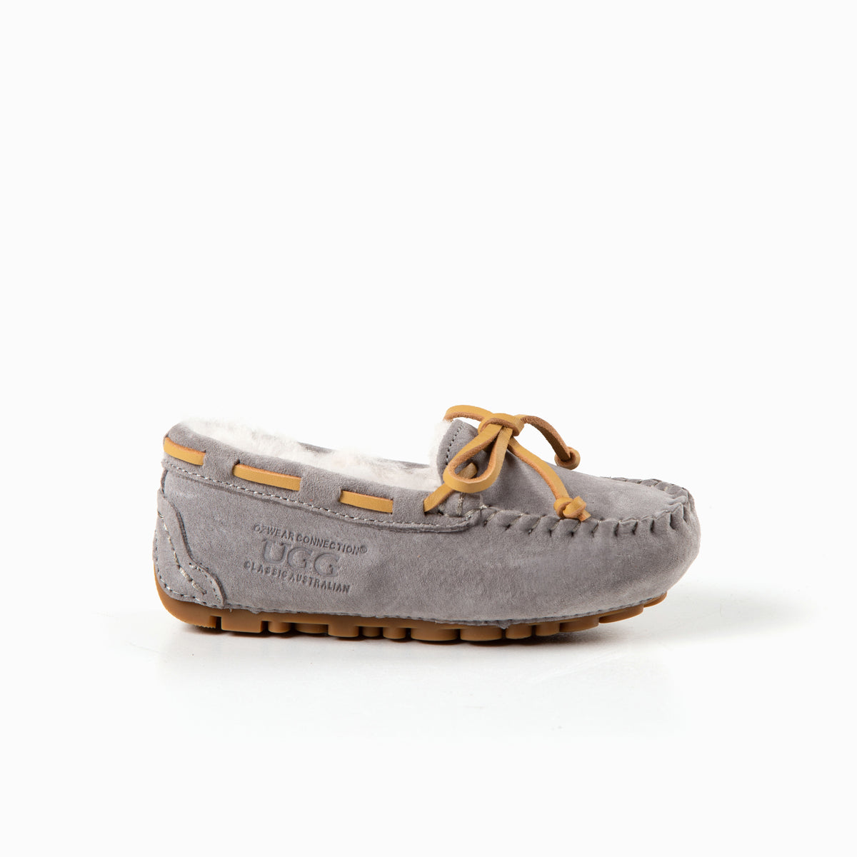 Ugg Kids Romy Moccasin-Loafers & Moccasins-PEROZ Accessories