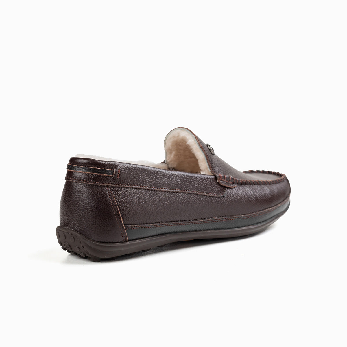 Ugg Mens Ryan Plain Moccasin-Loafers & Moccasins-PEROZ Accessories