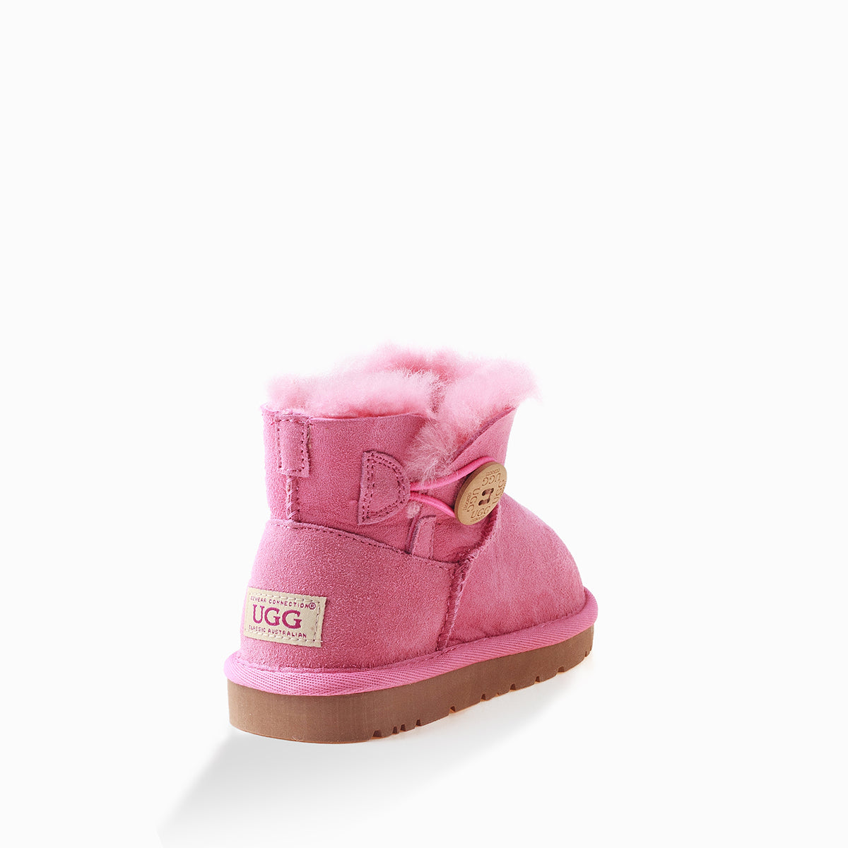 Ugg Kids Mini Button Boots (Water Resistant)-Kid Boots-PEROZ Accessories