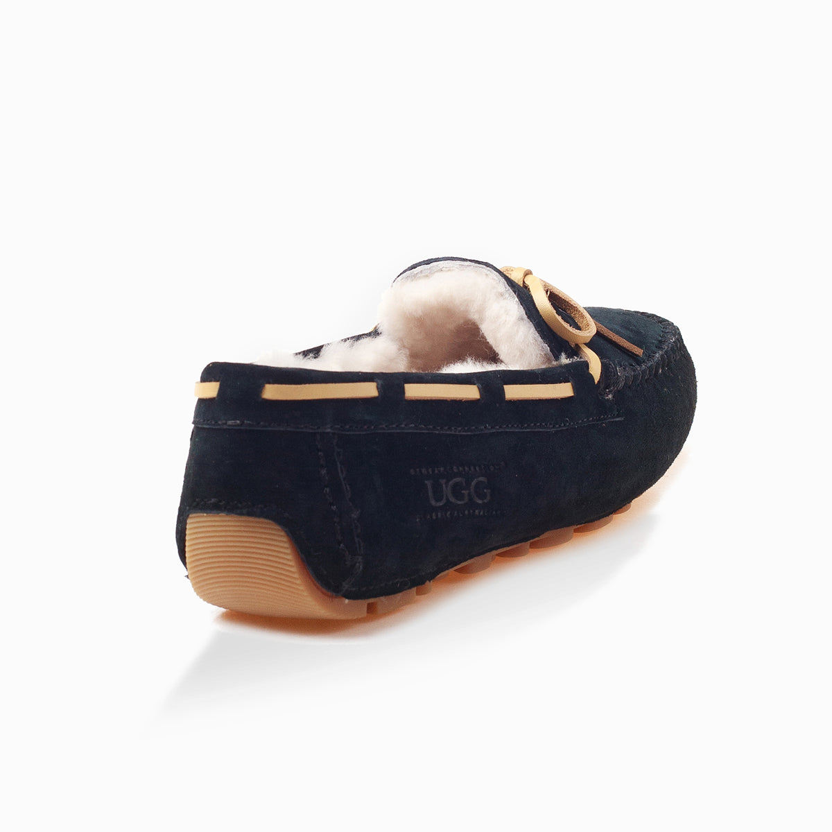 Ugg Romy Ladies Moccasin (Inner Wedge)-Loafers & Moccasins-PEROZ Accessories