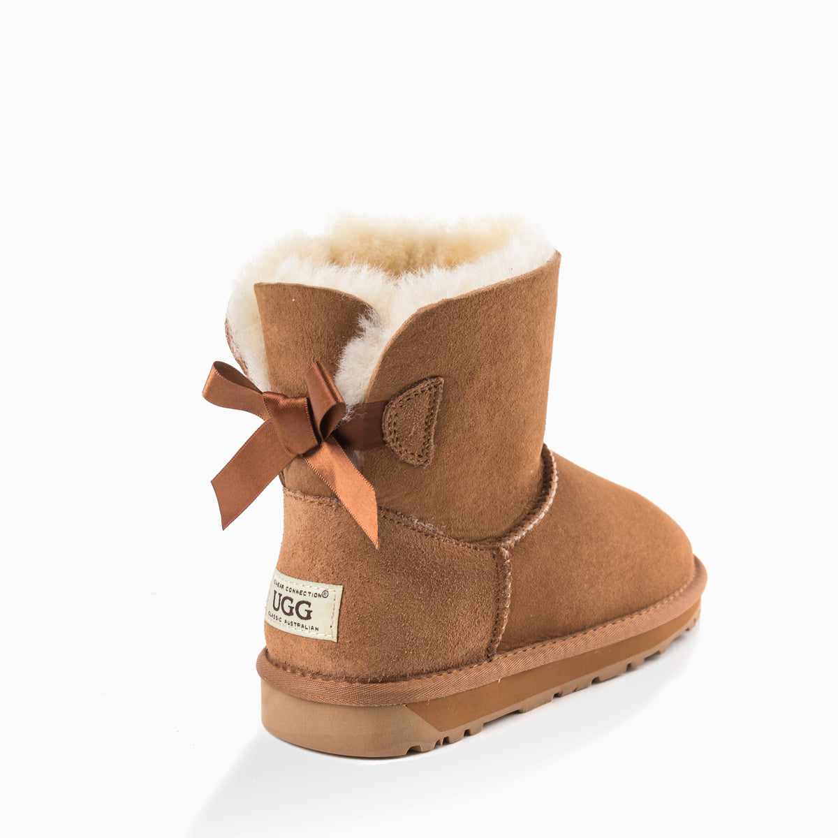 Ugg Classic Mini Bailey Bow Boots (Water Resistant)-Boots-PEROZ Accessories