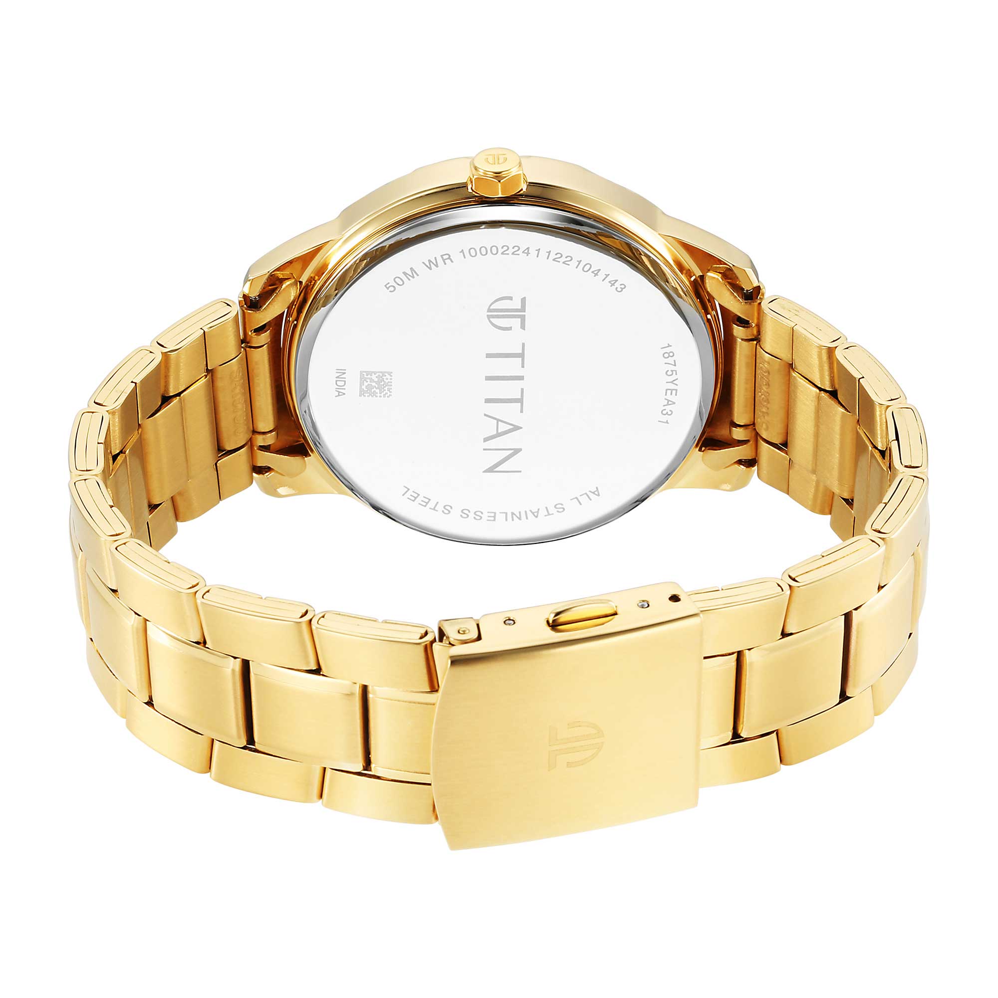 Titan Regalia Opulent Black Dial Watch for Men-PEROZ Accessories