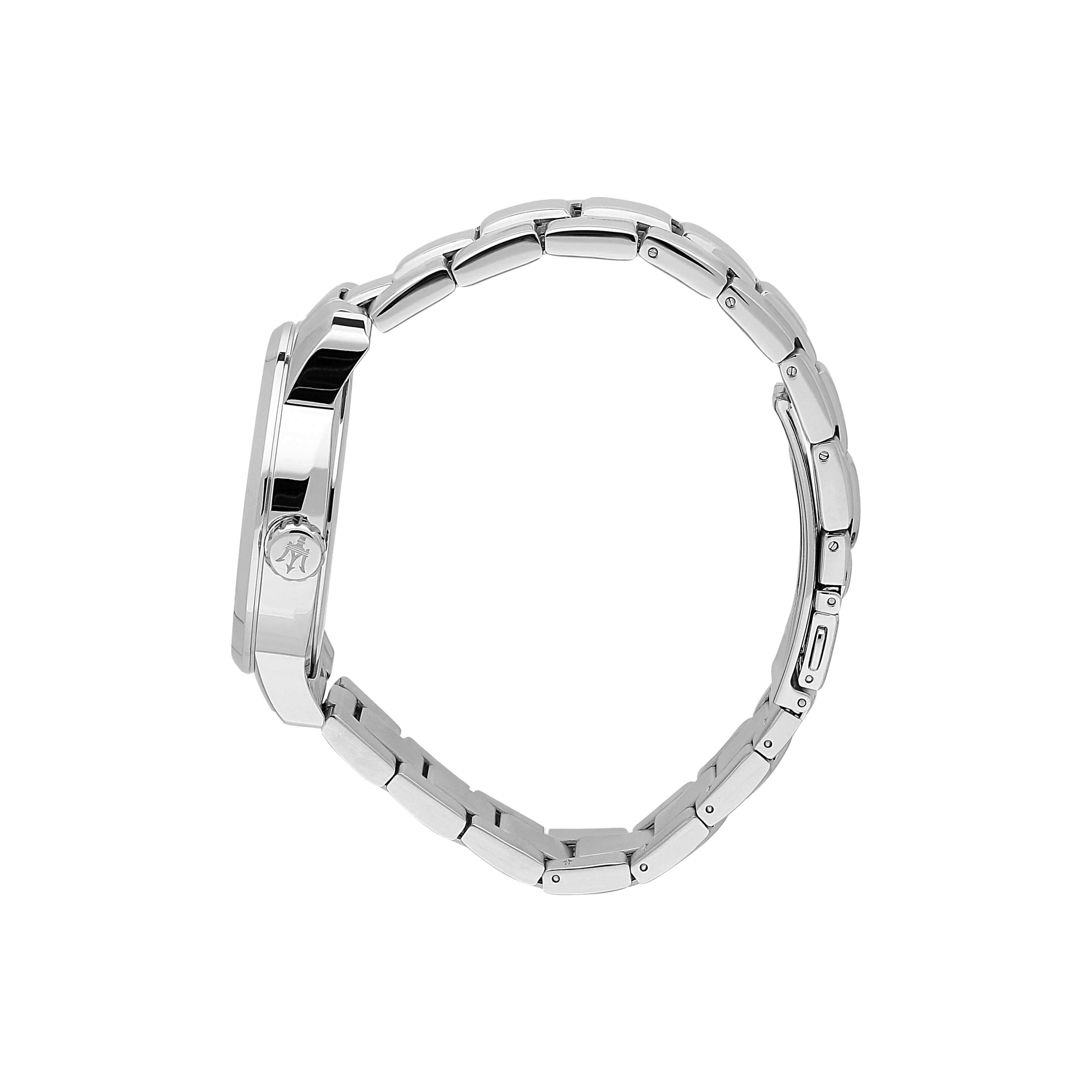 Maserati Successo 44mm Stainless Steel Chronograph with Bracelet Watch-PEROZ Accessories