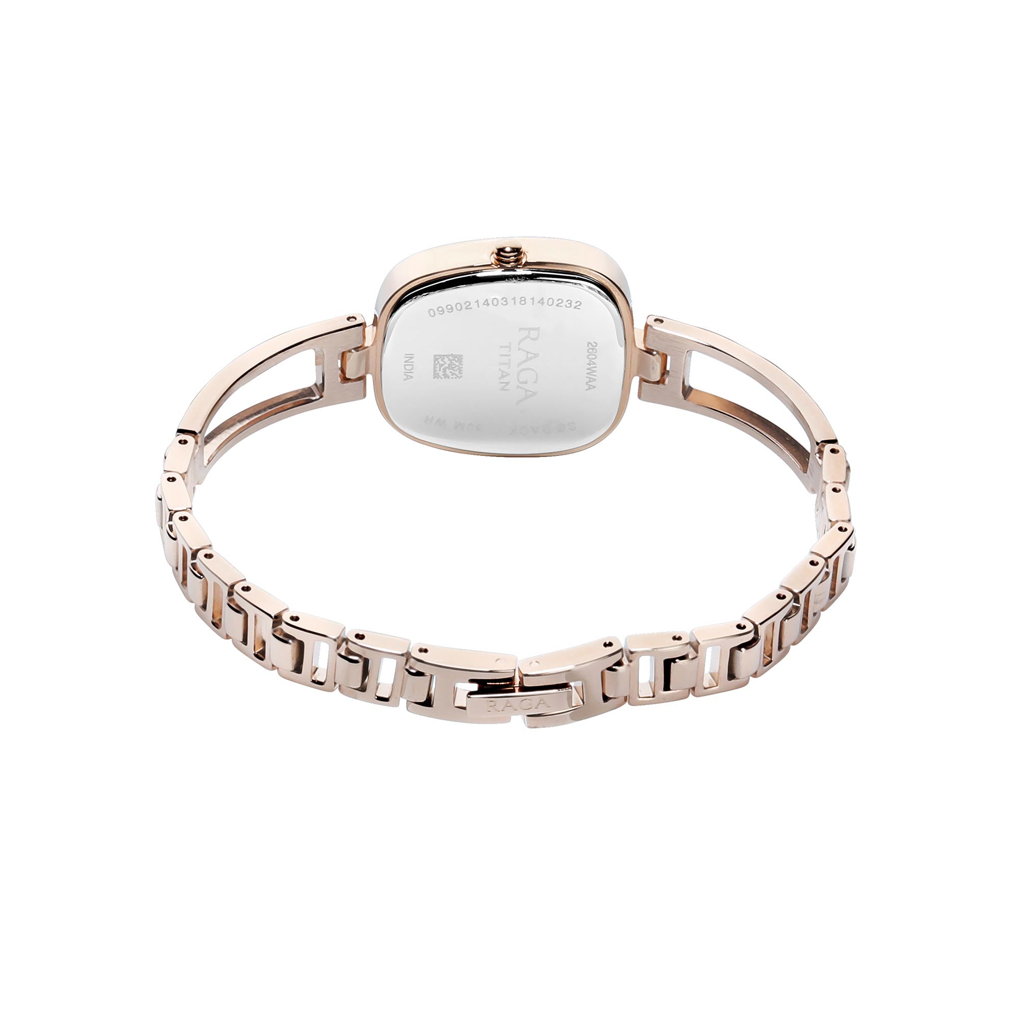 Titan Raga Viva Grey Dial Analogue Rose Gold Metal Strap watch for Women-PEROZ Accessories