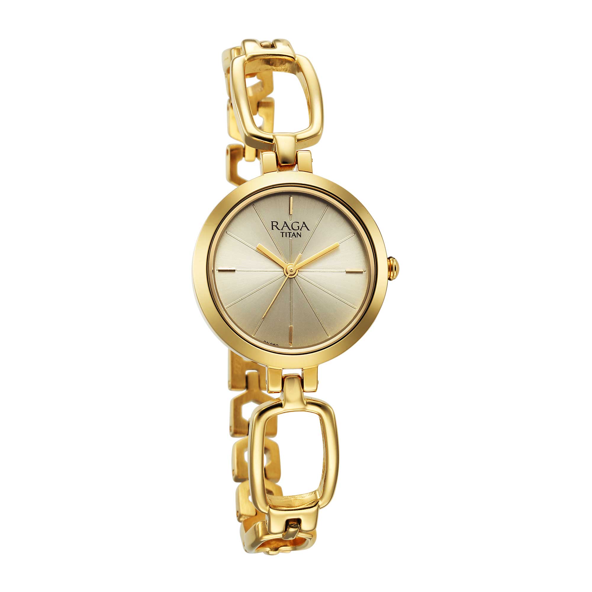 Titan Raga Champagne Dial Watch for Women-PEROZ Accessories
