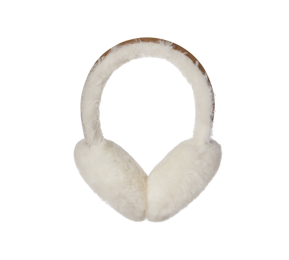 AUSTRALIAN SHEPHERD UGG Women Sheepskin Wool Cloud Earmuff