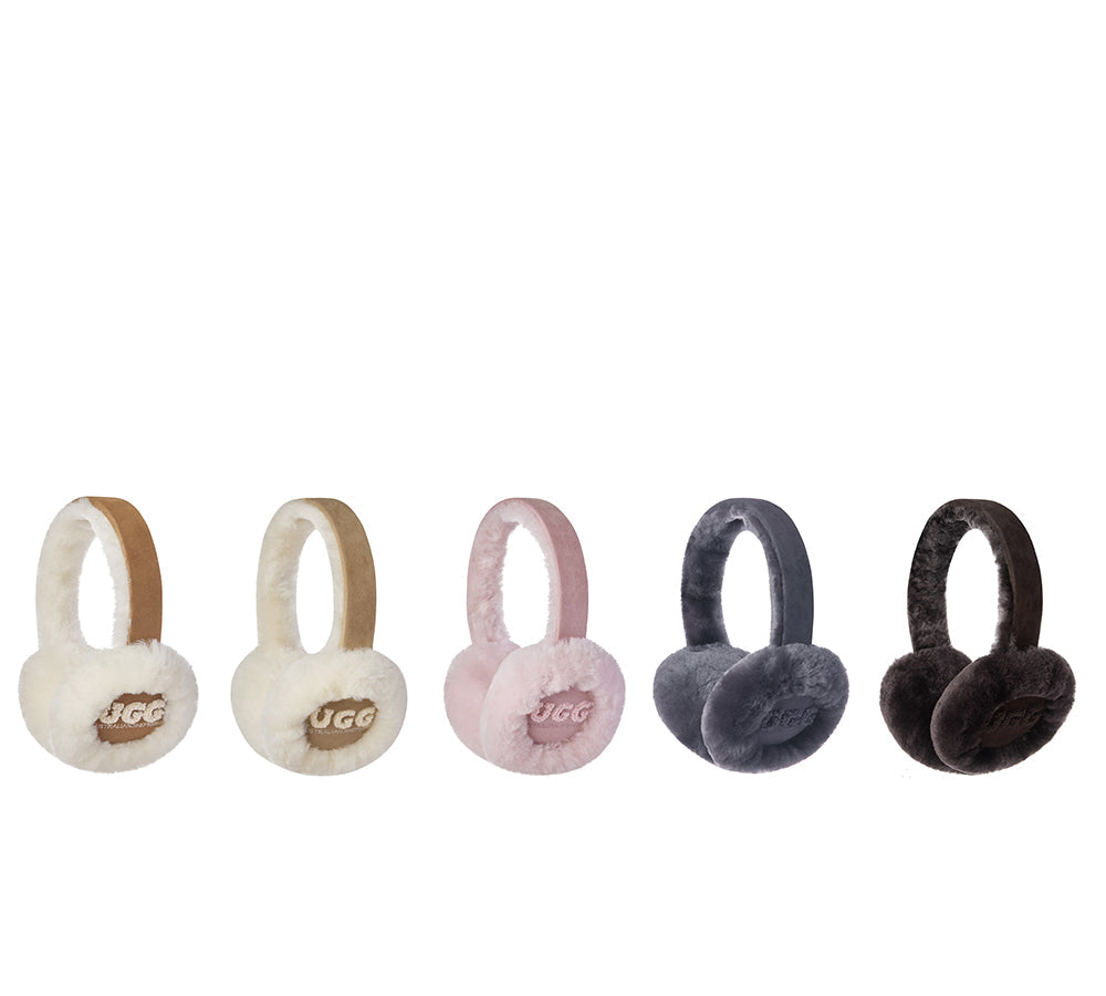 AUSTRALIAN SHEPHERD UGG Women Sheepskin Wool Cloud Earmuff