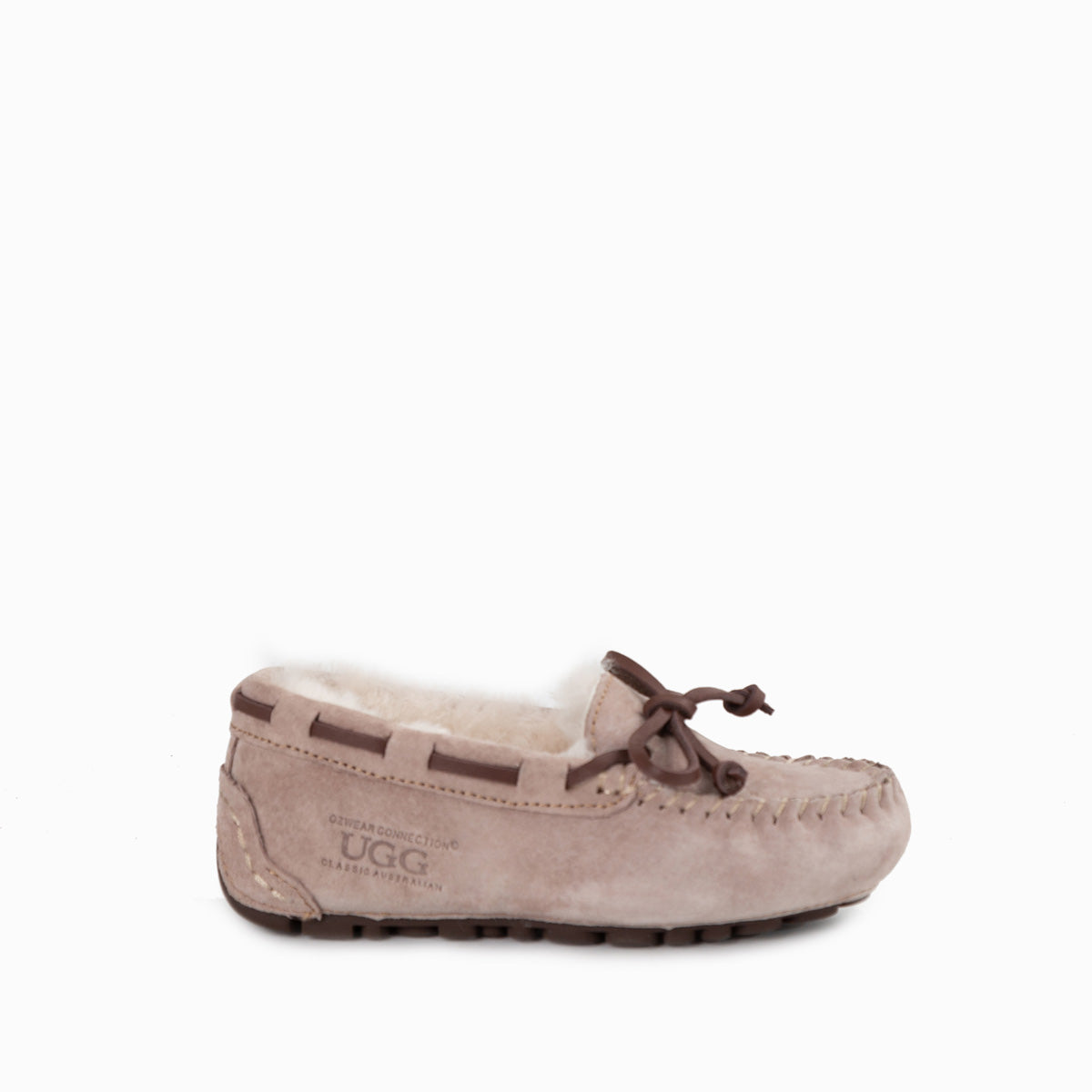 Ugg Kids Romy Moccasin-Loafers & Moccasins-PEROZ Accessories
