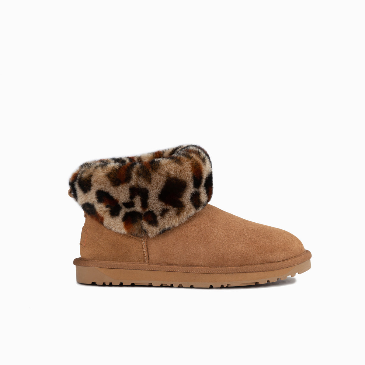 Ugg Classic Fluff Mini Boots (Leopard Print)(Water Resistant)-Boots-PEROZ Accessories