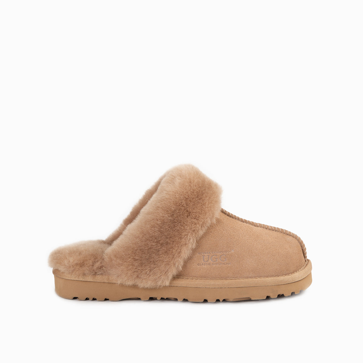 Ugg Slippers Premium Australia Sheepskin Unisex Scuffette Suede-Slippers-PEROZ Accessories