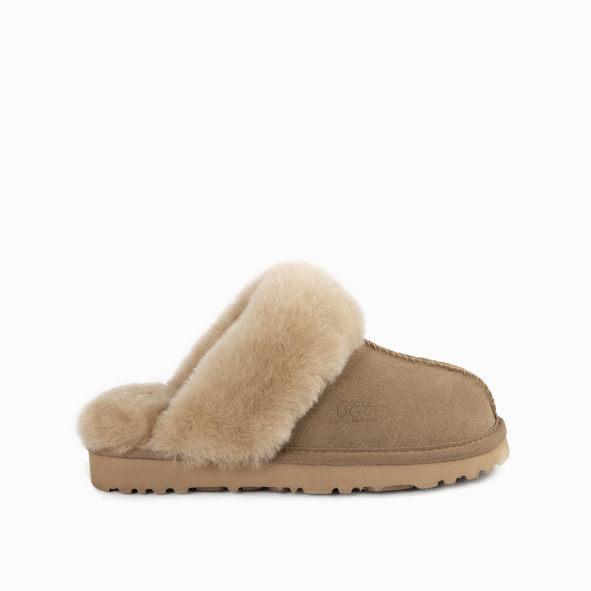 Ugg Slippers Premium Australia Sheepskin Unisex Scuffette Suede-Slippers-PEROZ Accessories
