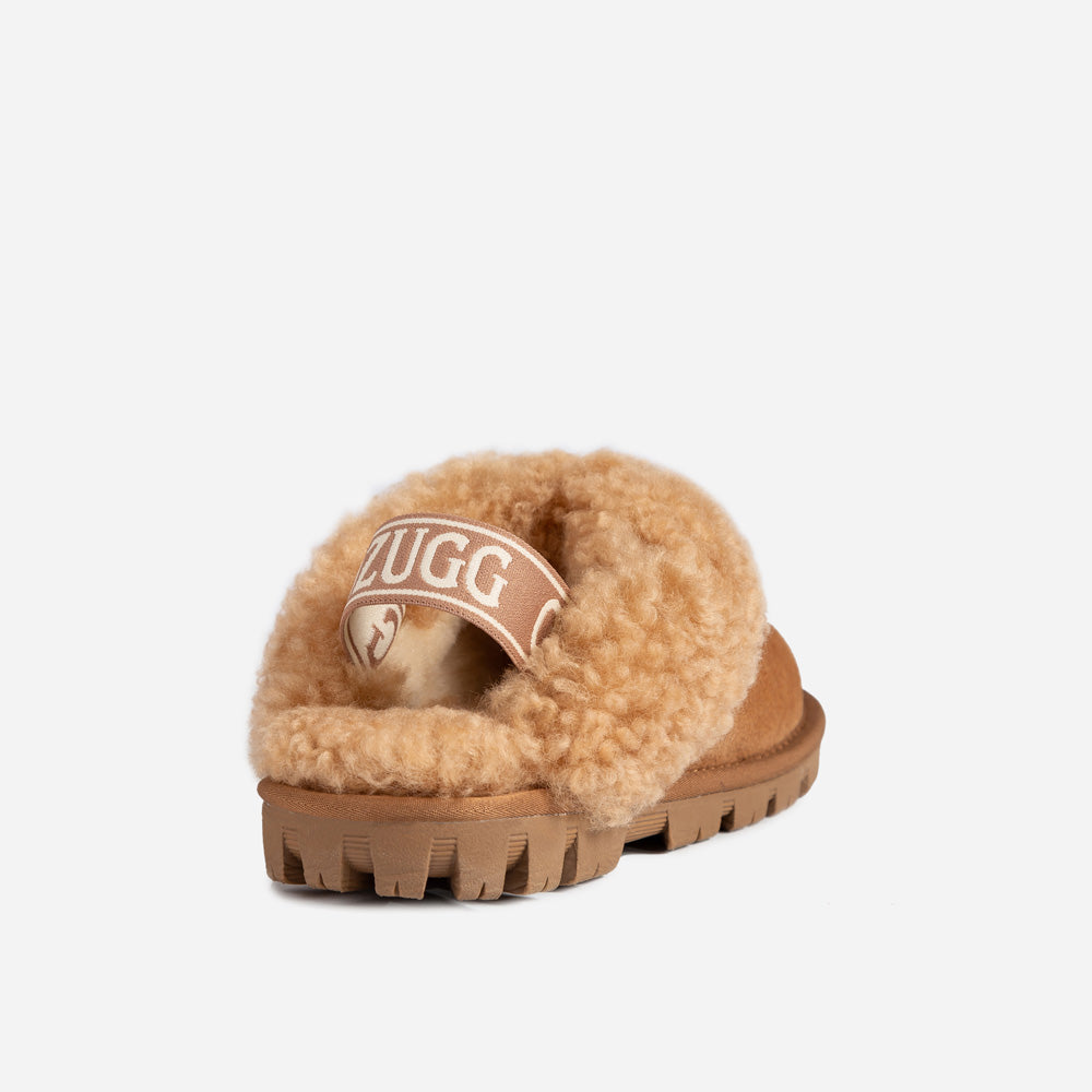 Ugg Coquette Curly Slipper (Elastic Backstrap)-LADIES UGG-PEROZ Accessories