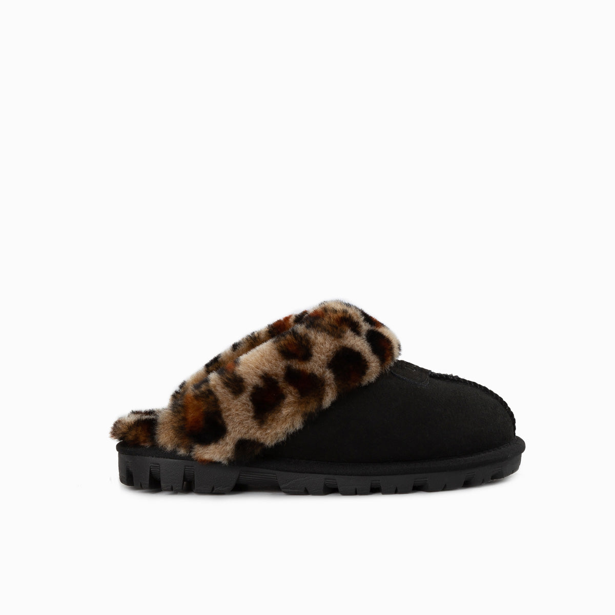 Ugg Coquette Slipper (Leopard Print)(Water Resistant)-Slippers-PEROZ Accessories