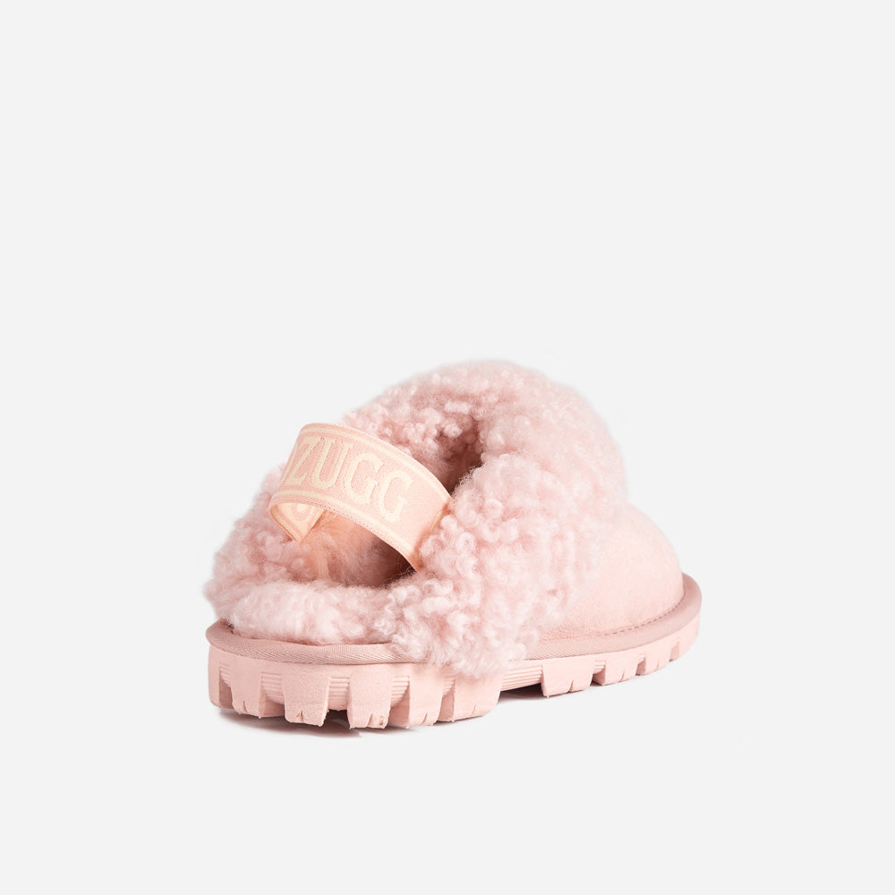 Ugg Coquette Curly Slipper (Elastic Backstrap)-LADIES UGG-PEROZ Accessories