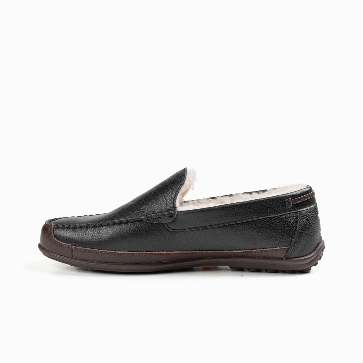 Ugg Mens Ryan Plain Moccasin-Loafers & Moccasins-PEROZ Accessories
