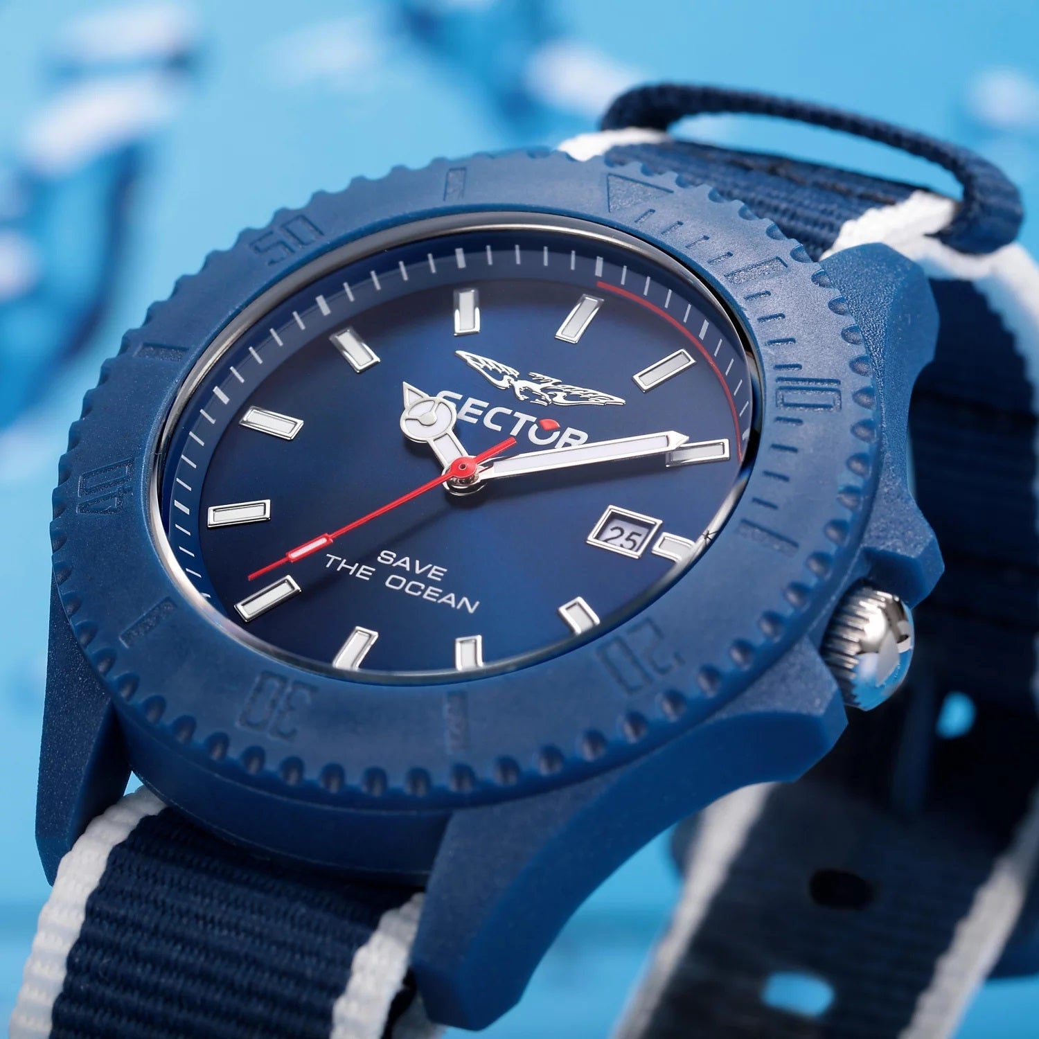Sector Save The Ocean Blue Nato Watch-PEROZ Accessories