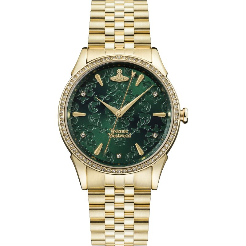 Vivienne Westwood The Wallace Watch Green Dial-PEROZ Accessories