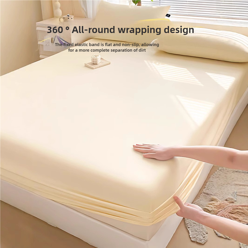 4 Packaging White Disposable Travel Bedding Set - Waterproof & Clean, Soft Non-Woven Fabric, 4 Pieces Set for Twin Beds-Home & Garden > Bedding > Bed Sheets-PEROZ Accessories