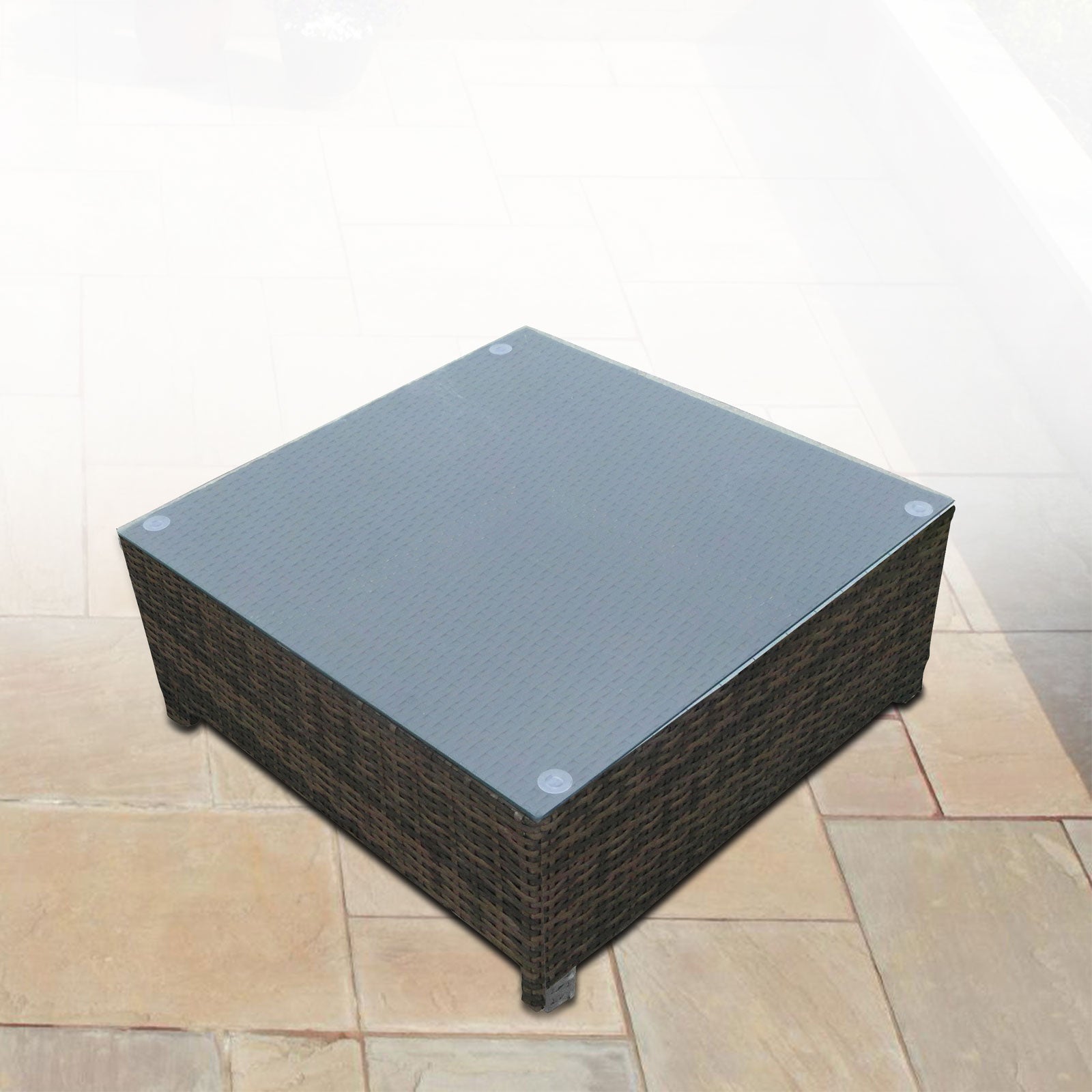 Milano 7 Piece Wicker Rattan Sofa Set Grey Outdoor Lounge Furniture-Outdoor Sofa/Lounge Sets-PEROZ Accessories