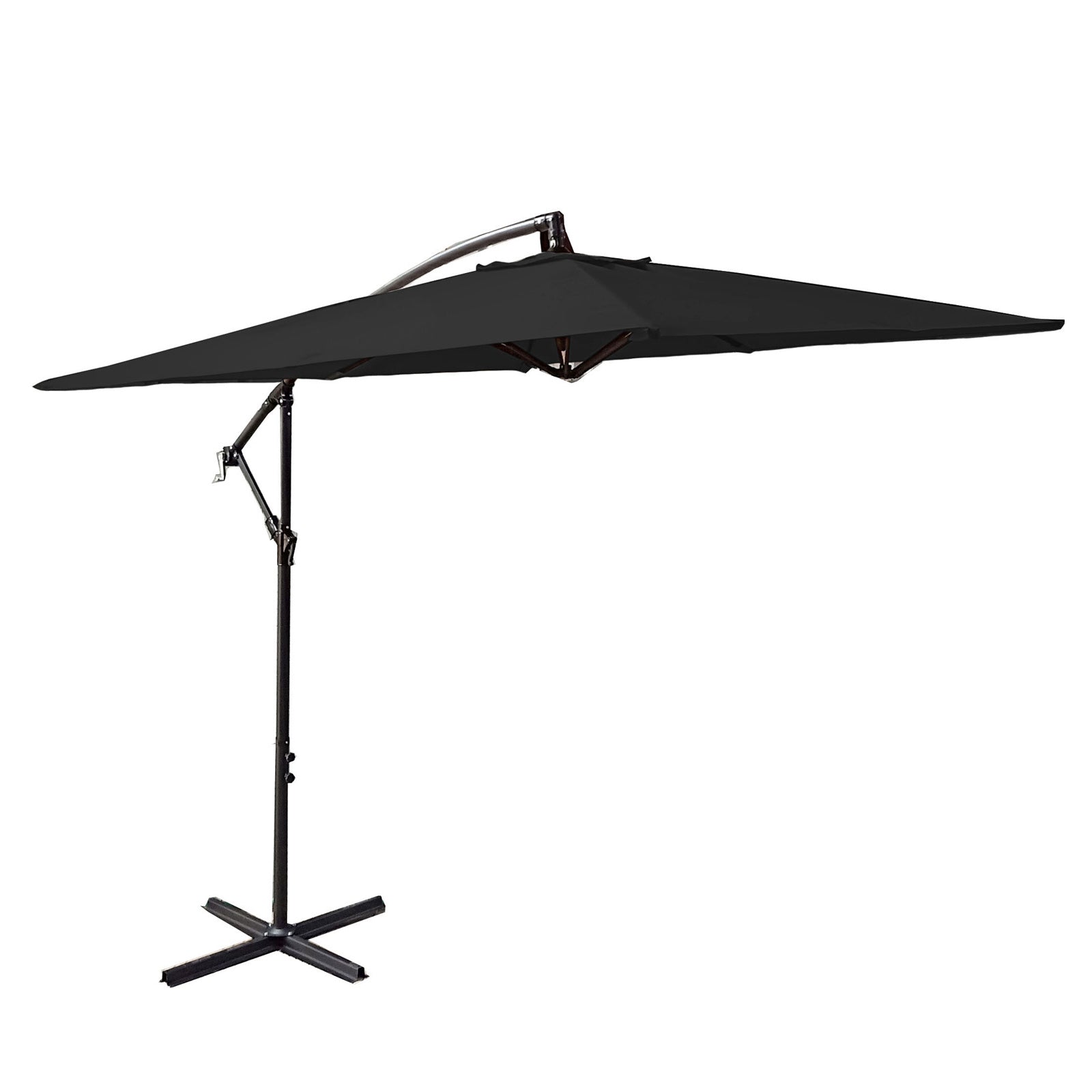 Milano 2.2M Outdoor Umbrella Cantilever Garden Deck Patio Shade Water-Resistant-Outdoor Umbrellas-PEROZ Accessories