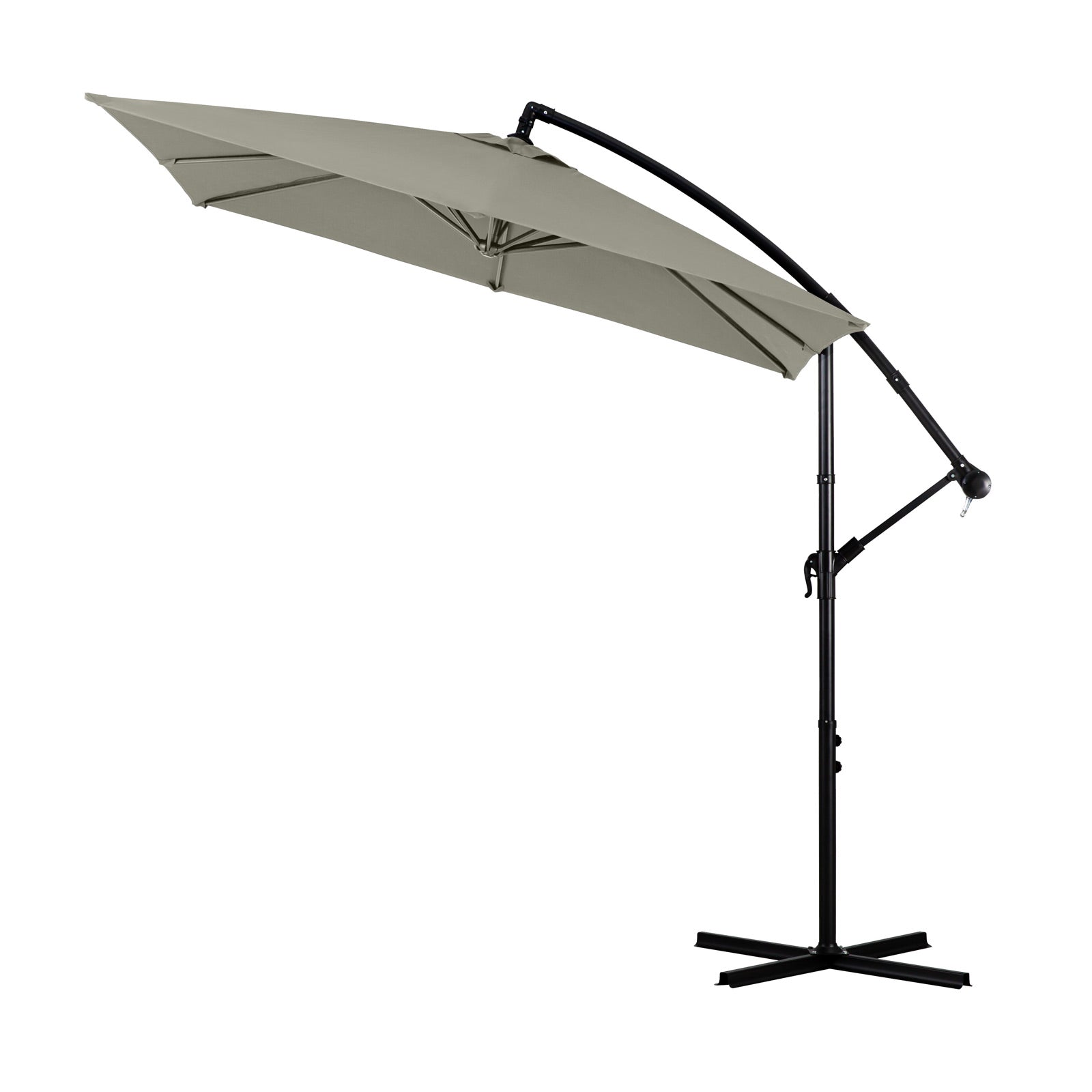 Milano 2.2M Outdoor Umbrella Cantilever Garden Deck Patio Shade Water-Resistant-Outdoor Umbrellas-PEROZ Accessories